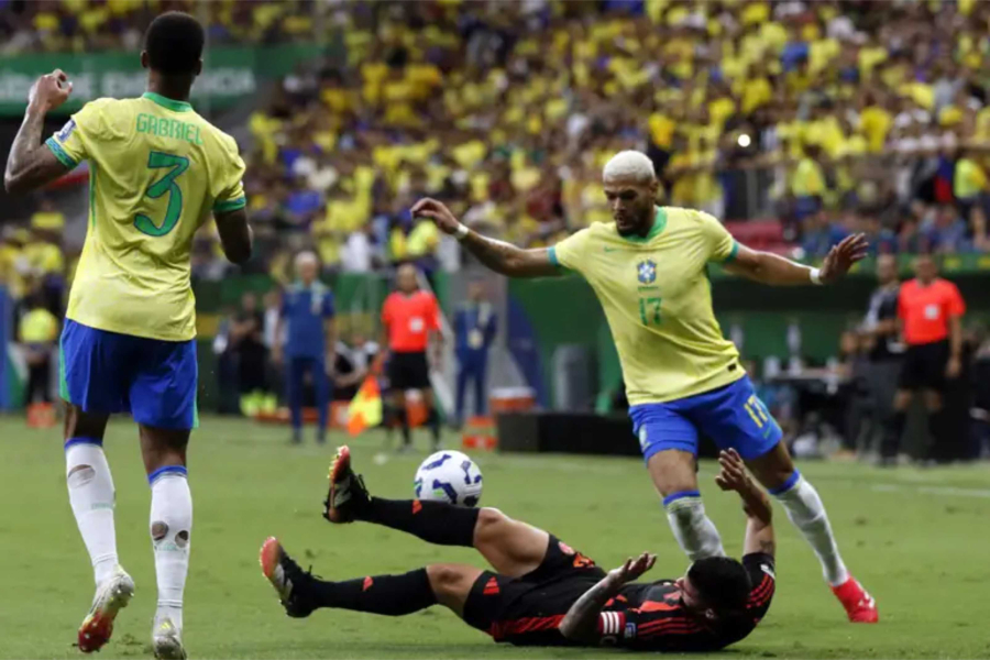 Brasil se consagra contra Colômbia e faz sete substituições em jogo das eliminatórias